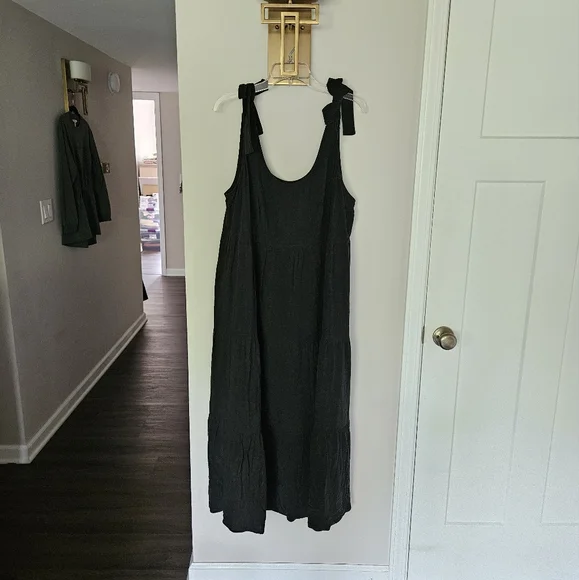 Rachel Pally White Label Black Linen Blend Adelaide Maxi Dress Size 1X Maxi Rachel Pally White Label Black Linen Blend Adelaide Maxi Dress Size 1X Maxi